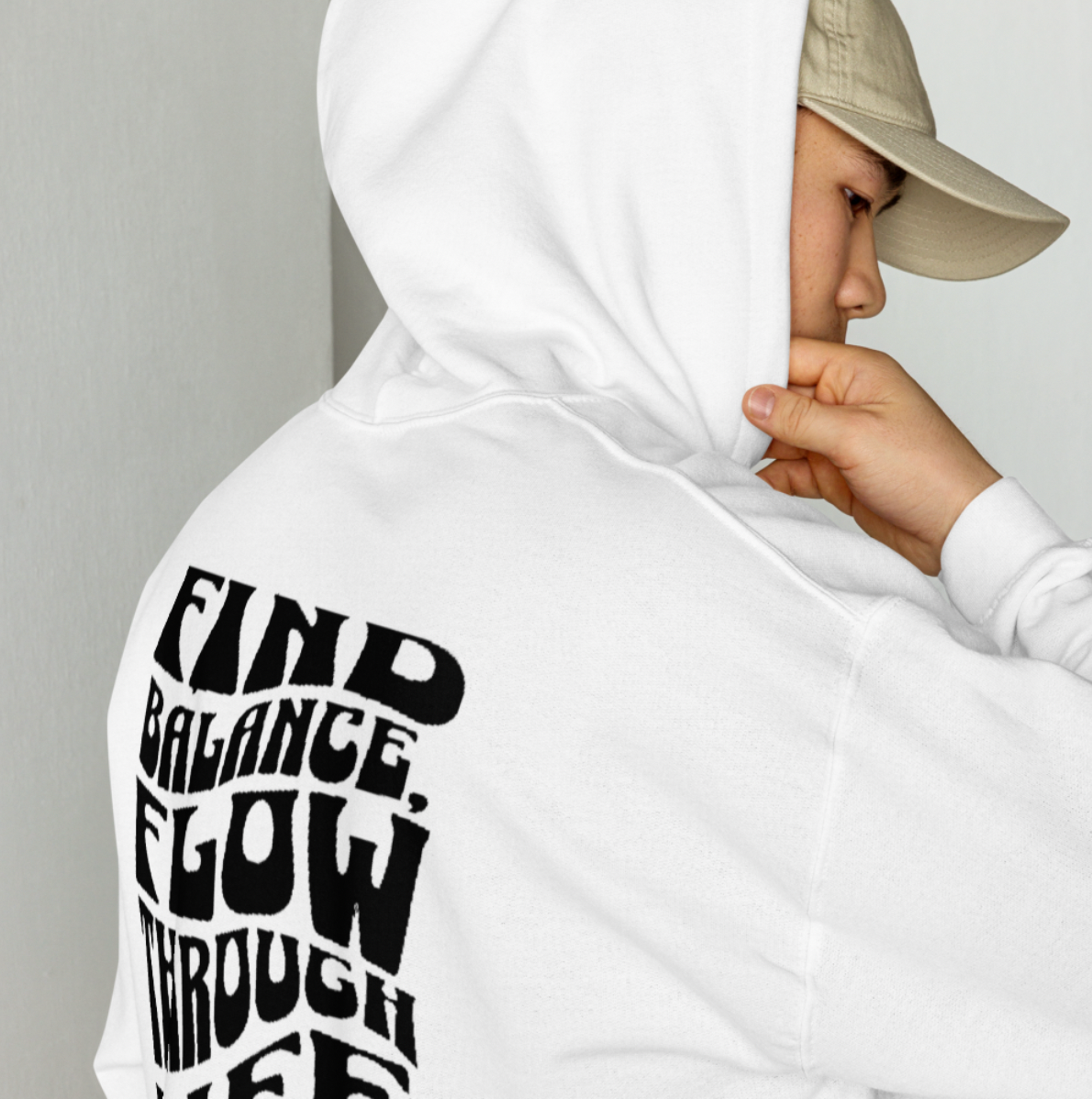 FTFlow Ice white Hoodie