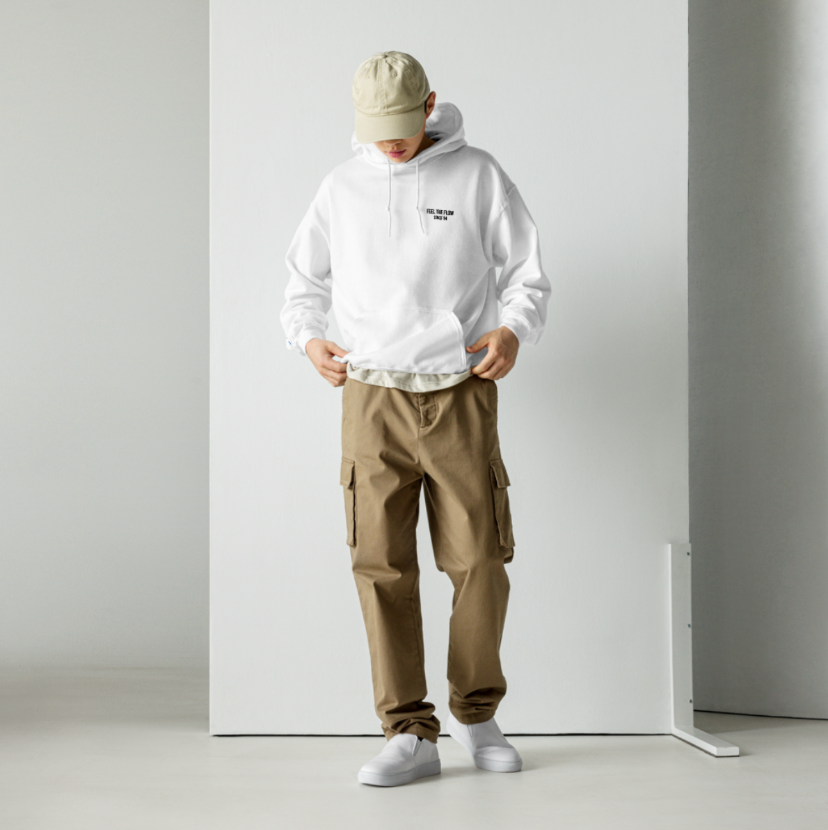 FTFlow Ice white Hoodie