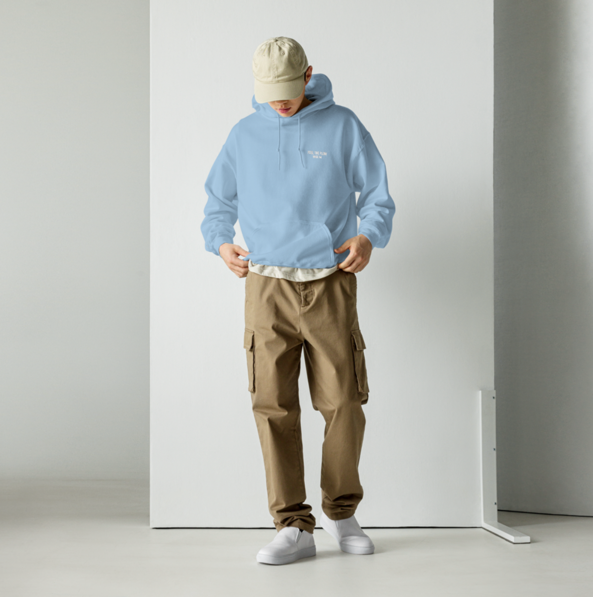 FTFlow Light blue Hoodie